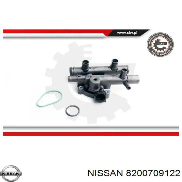 Корпус термостата 8200709122 Nissan/Infiniti