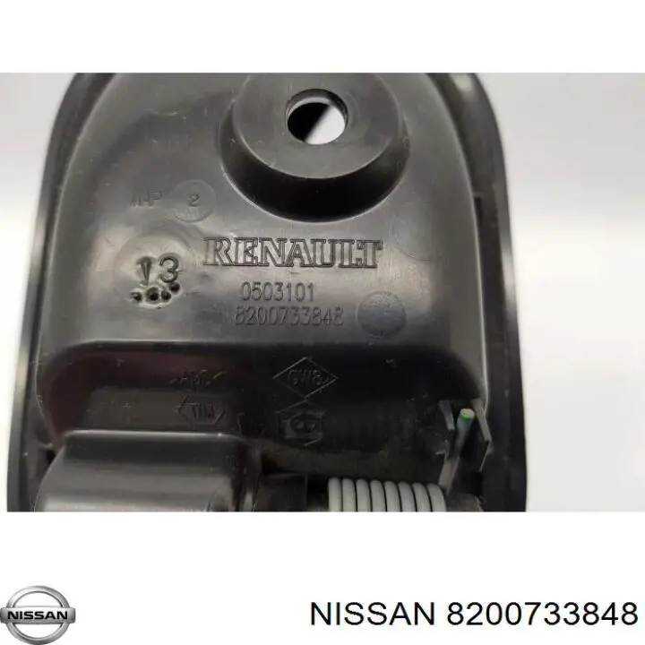 Ручка двери левой внутренняя передняя/задняя 8200733848 Nissan