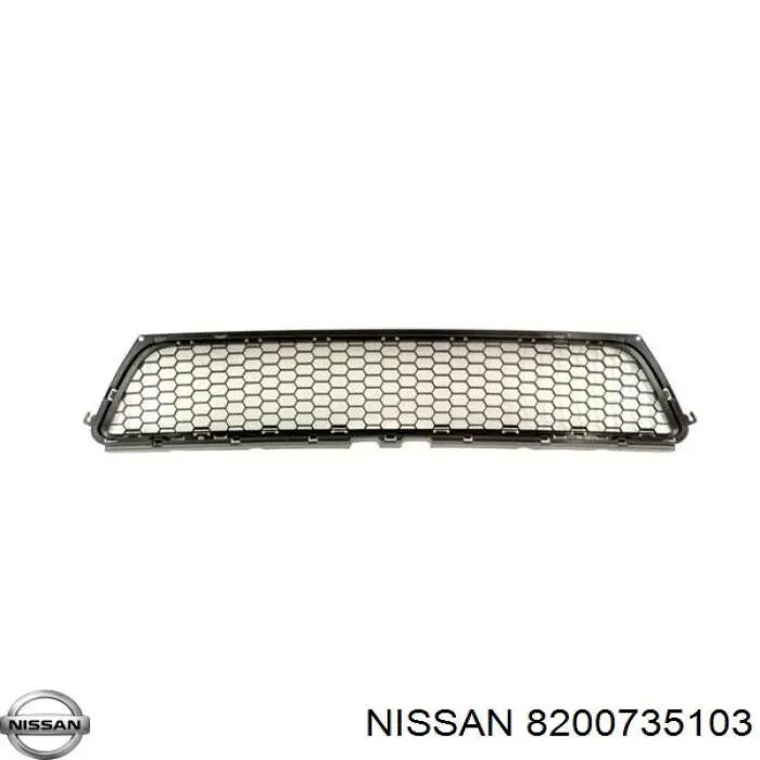 Решетка бампера переднего 8200735103 Nissan