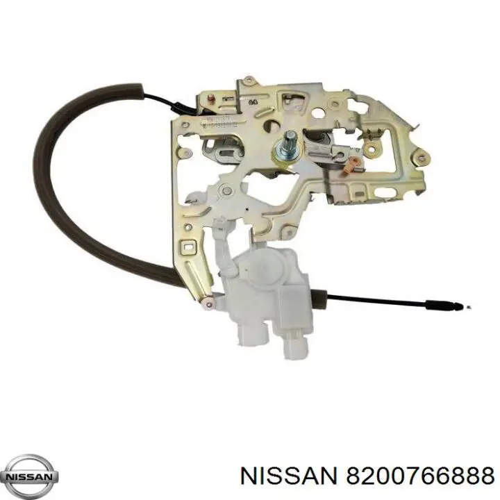 8200766888 Nissan fecho da porta traseira direita batente