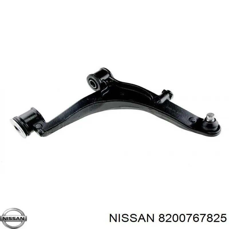 Рычаг передней подвески нижний правый 8200767825 Nissan