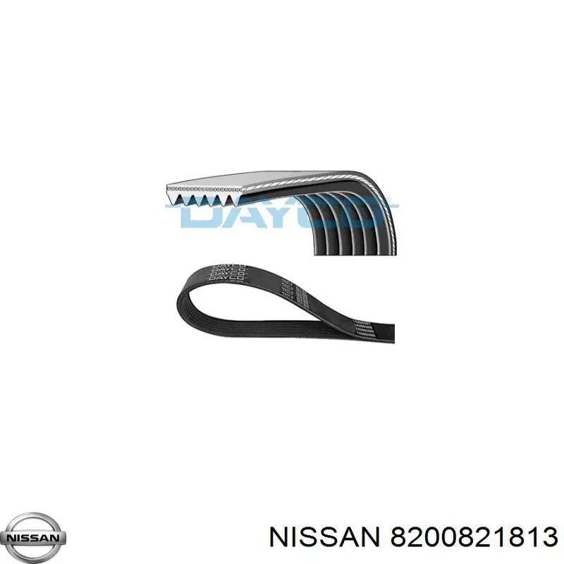 Ремень генератора 8200821813 Nissan/Infiniti