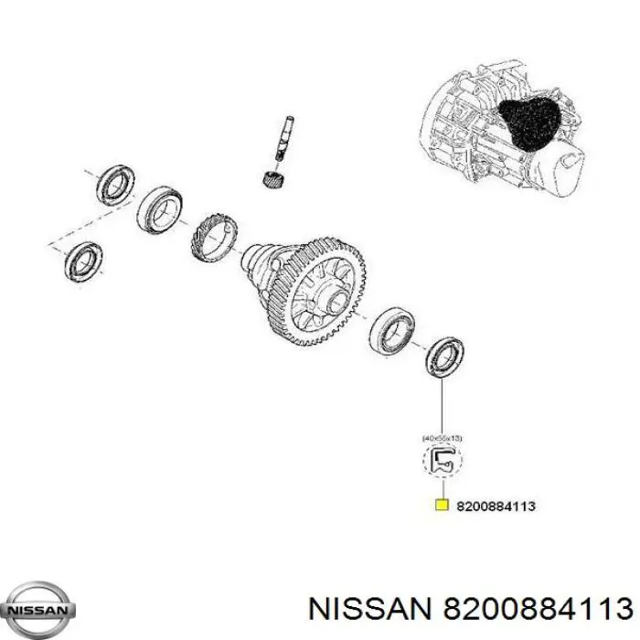 8200884113 Nissan/Infiniti