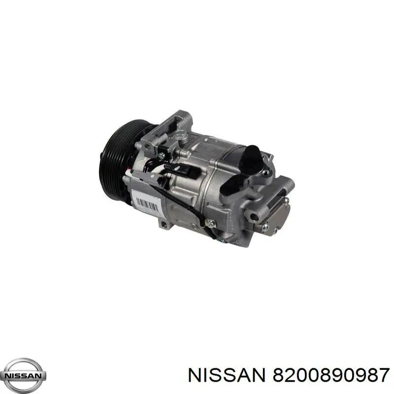 Компрессор кондиционера 8200890987 Nissan