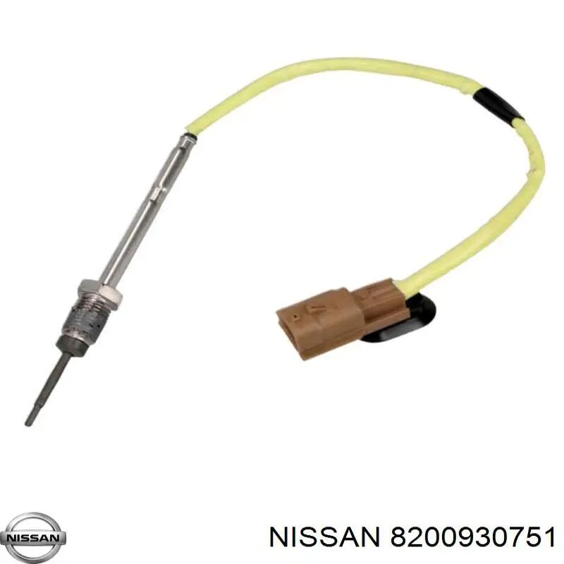 8200930751 Nissan датчик температуры отработавших газов (ог, перед турбиной)