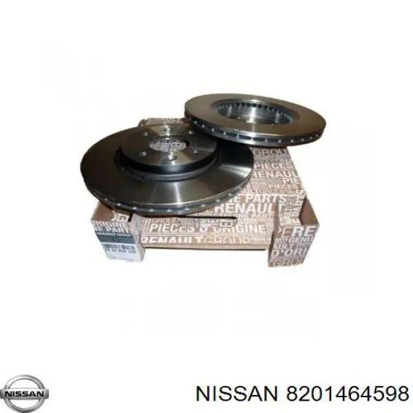 Передние тормозные диски 8201464598 Nissan