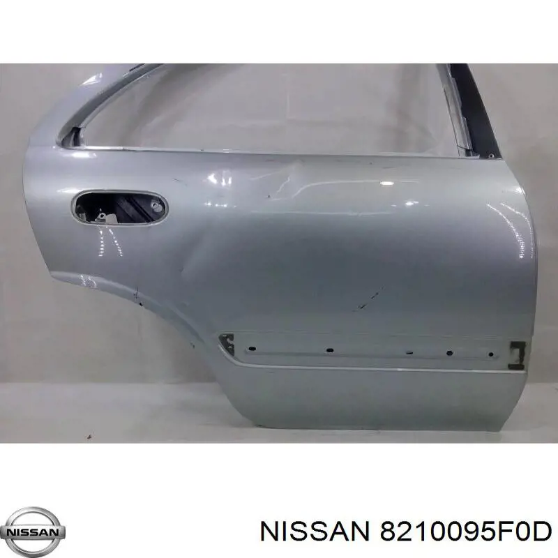 Porta traseira direita para Nissan Almera (B10RS)