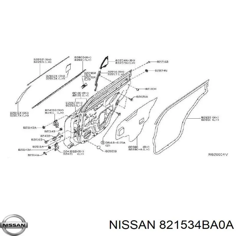  821534BA0A Nissan