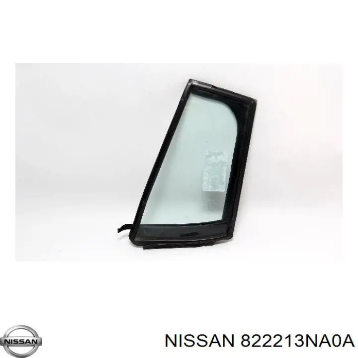 Vidro de janelo da porta traseira esquerda para Nissan LEAF (ZE0)