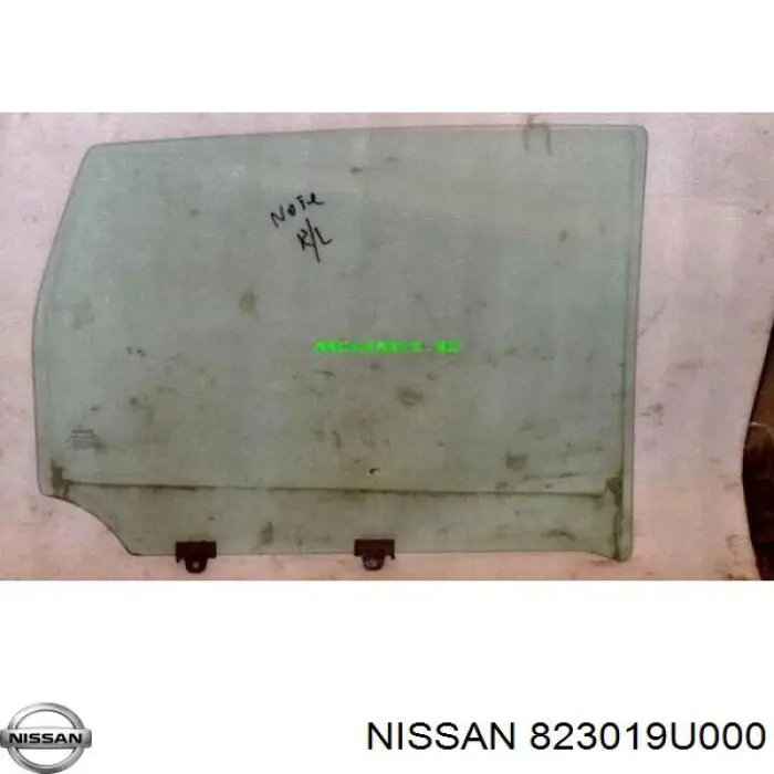 Vidro da porta traseira esquerda para Nissan Note (E11)