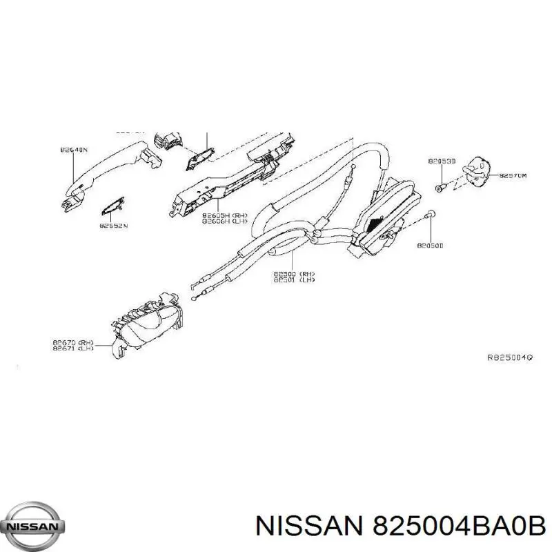 825004BA0B Nissan