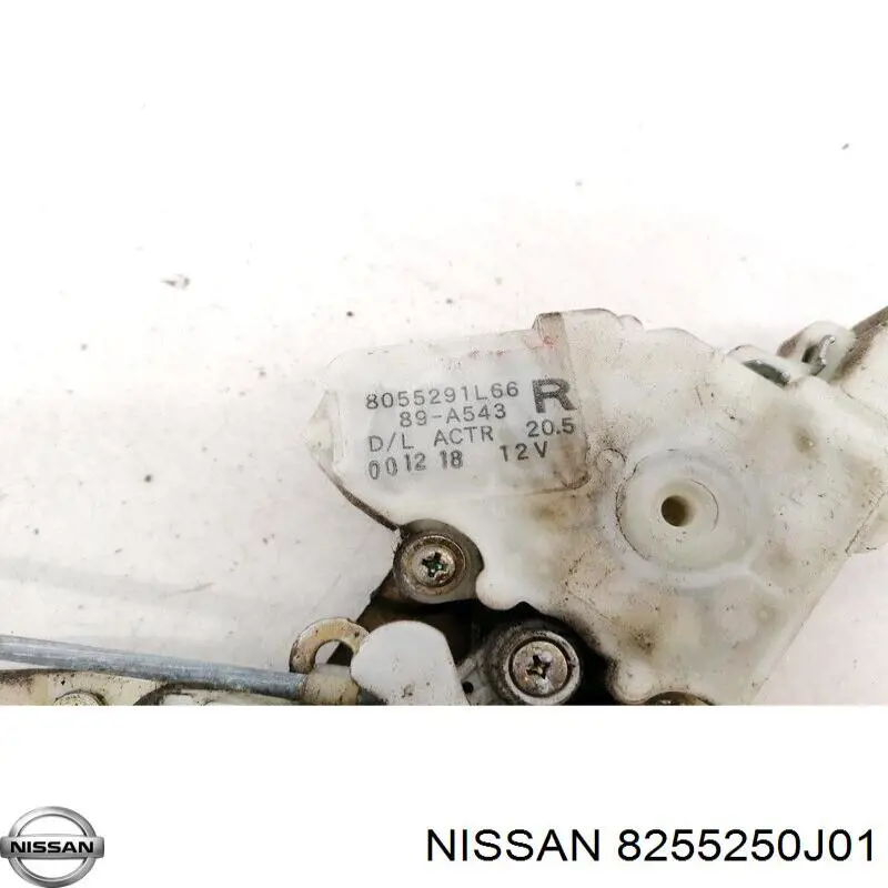 8255250J01 Nissan motor acionador de abertura/fechamento da porta traseira direita