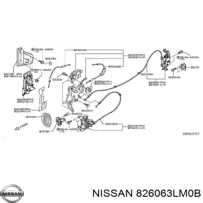 826063LM0B Nissan