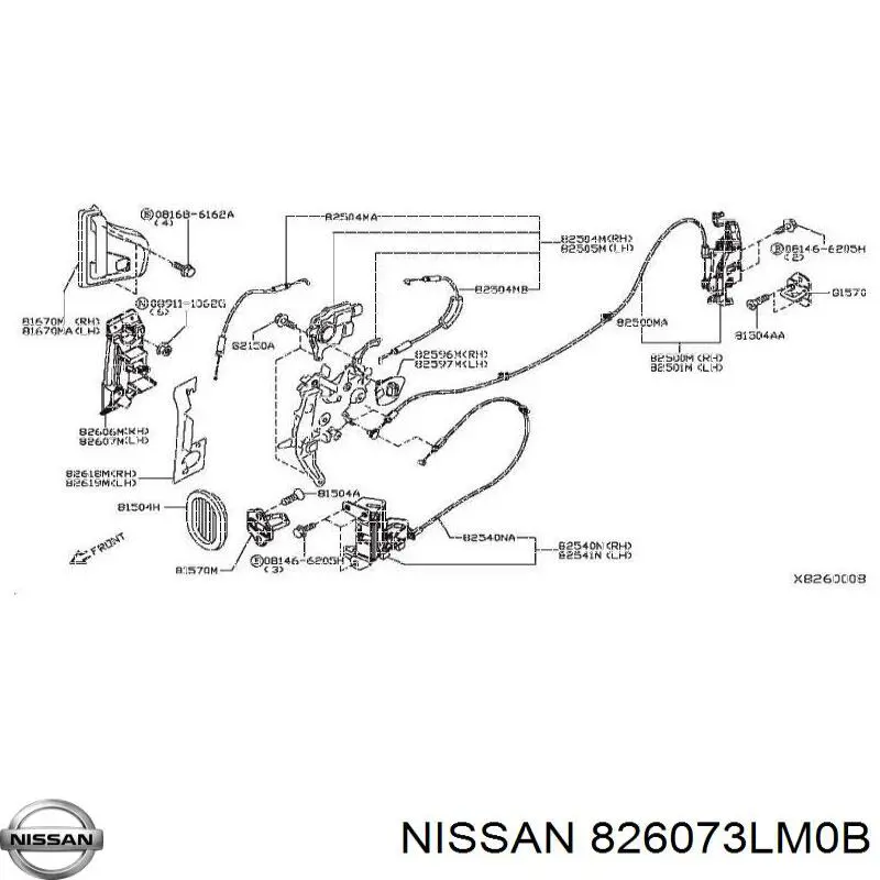 826073LM0B Nissan
