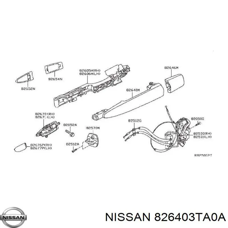  826403TA0A Nissan