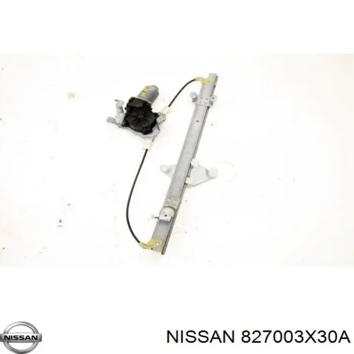 827003X30A Nissan mecanismo de acionamento de vidro da porta traseira direita