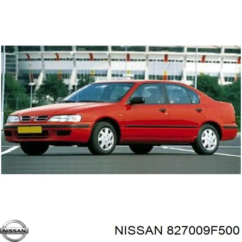 827009F500 Nissan mecanismo de acionamento de vidro da porta traseira direita