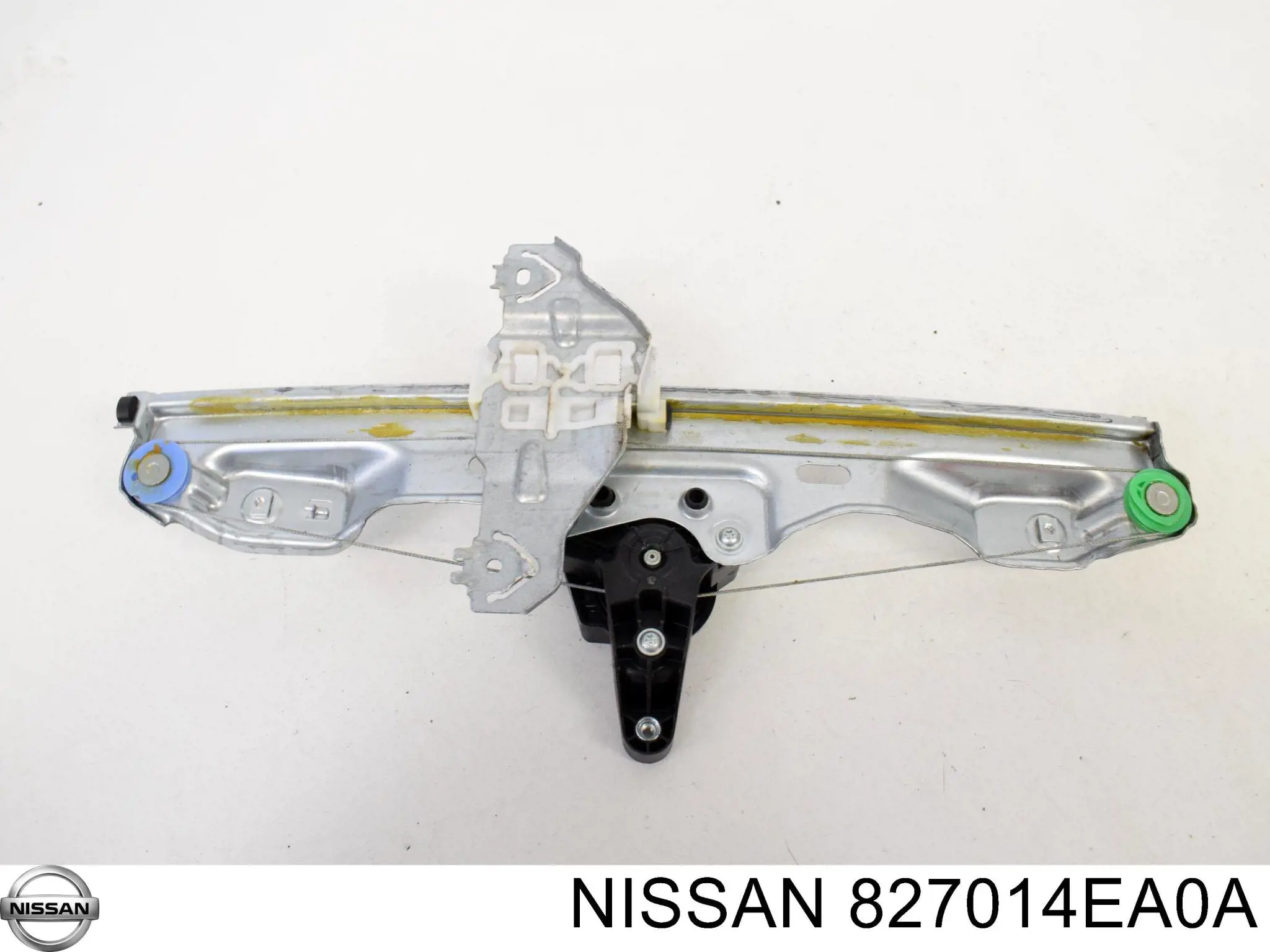 Mecanismo de acionamento de vidro da porta traseira esquerda para Nissan Qashqai (J11)