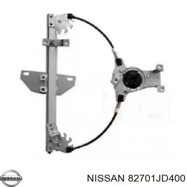 82701JD400 Nissan механизм стеклоподъемника двери задней левой