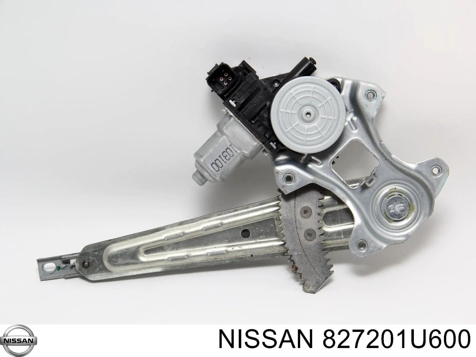 827201KA1C Nissan mecanismo de acionamento de vidro da porta traseira direita