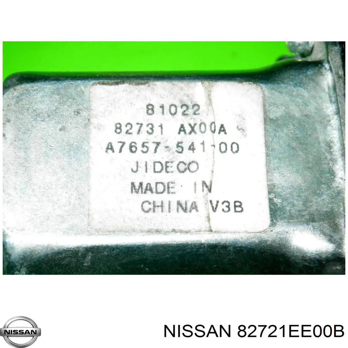 82721EE00B Nissan/Infiniti Механизм стеклоподъемника двери задней, левой
