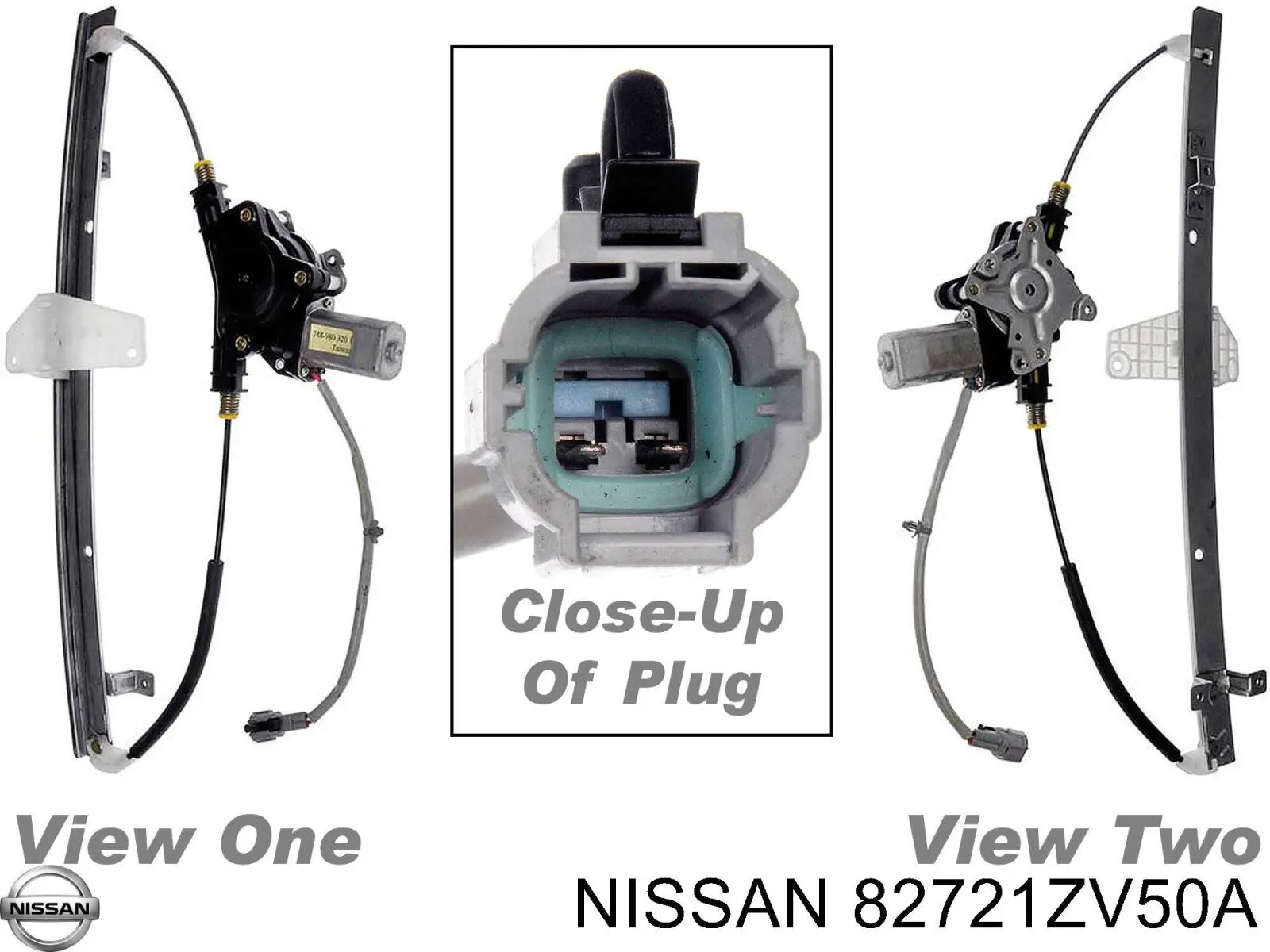 Стеклоподъемник задней левой двери Nissan/Infiniti 82721ZV50A цена, от 187.20 USD