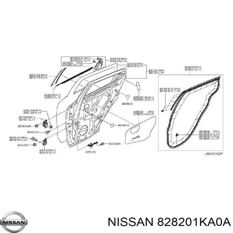828201KA0A Nissan