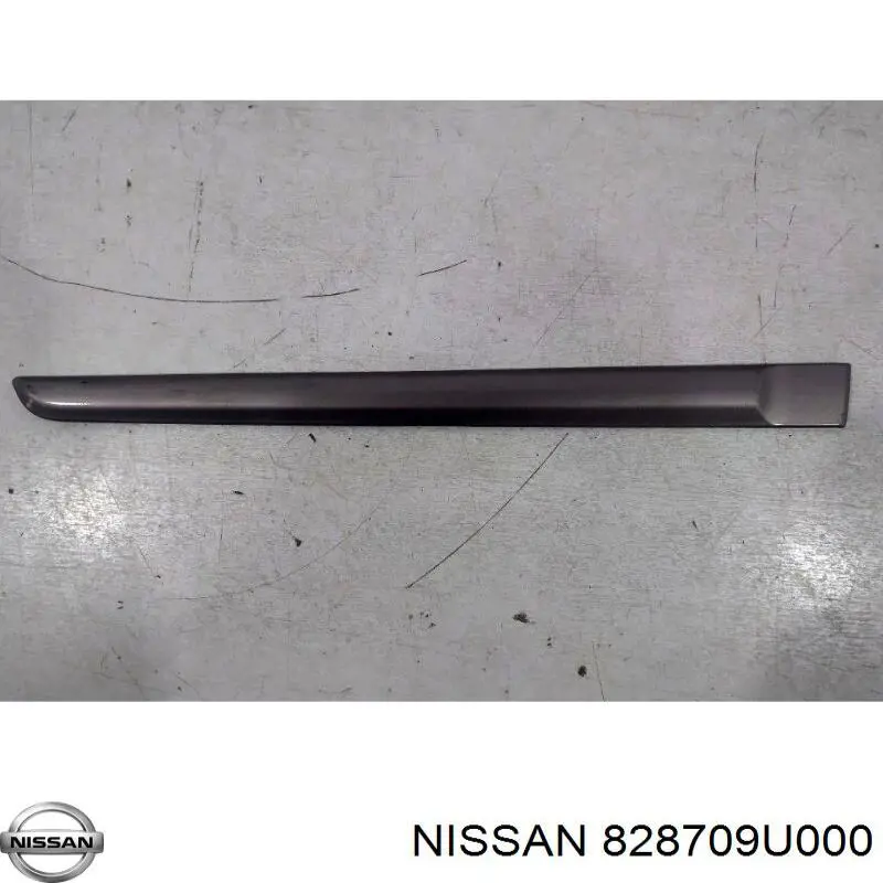Moldura da porta traseira direita para Nissan Note (E11)