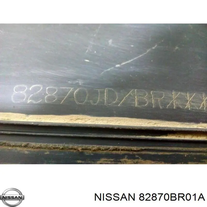 82870BR01A Nissan/Infiniti Молдинг двери задней правой