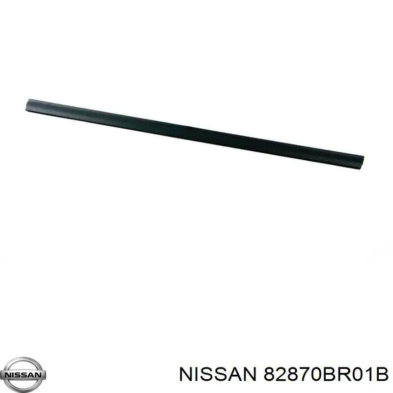 82870BR01B Nissan/Infiniti Молдинг двери задней правой