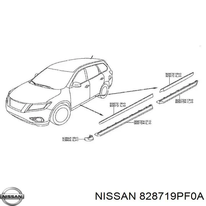 828719PF0A Nissan 