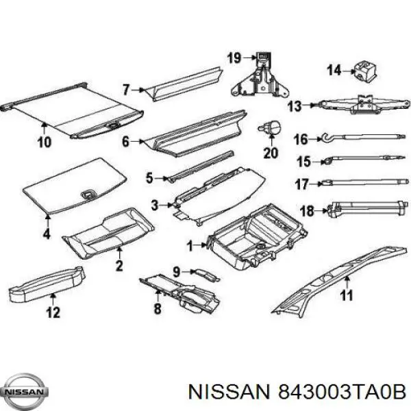 843003TA0B Nissan/Infiniti 