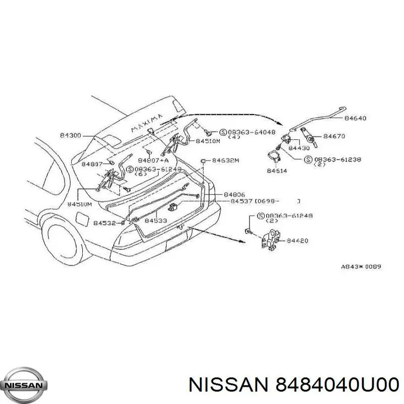 8484040U00 Nissan