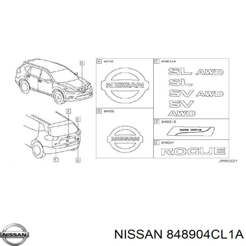 848904CL1A Nissan 