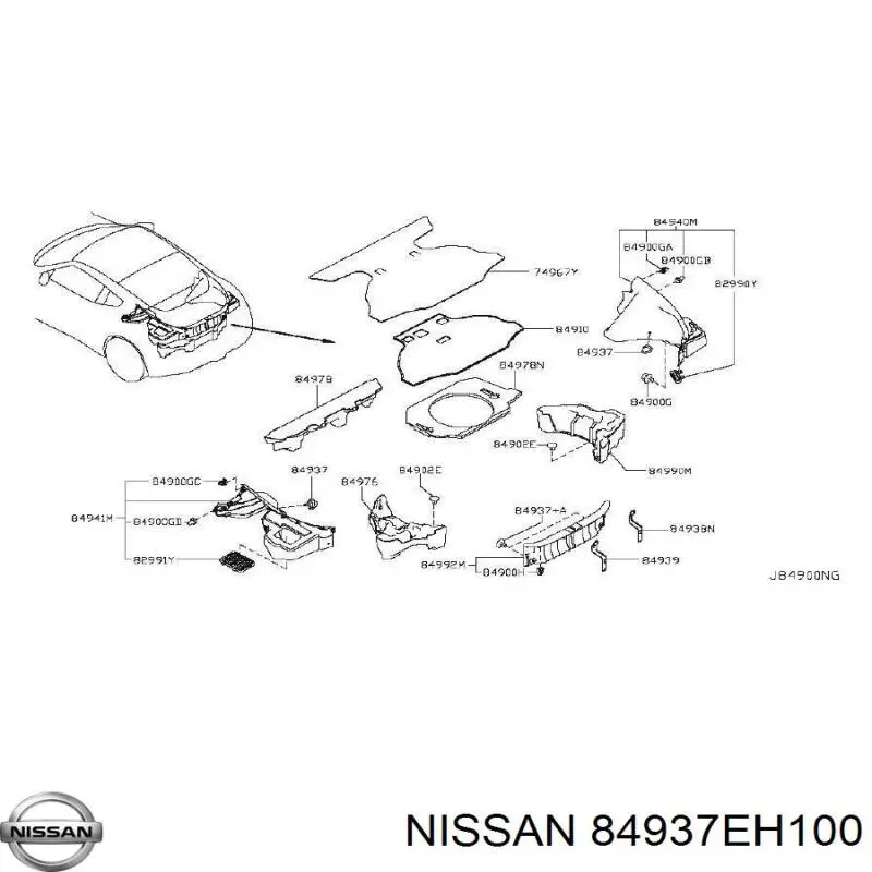  84937EH100 Nissan