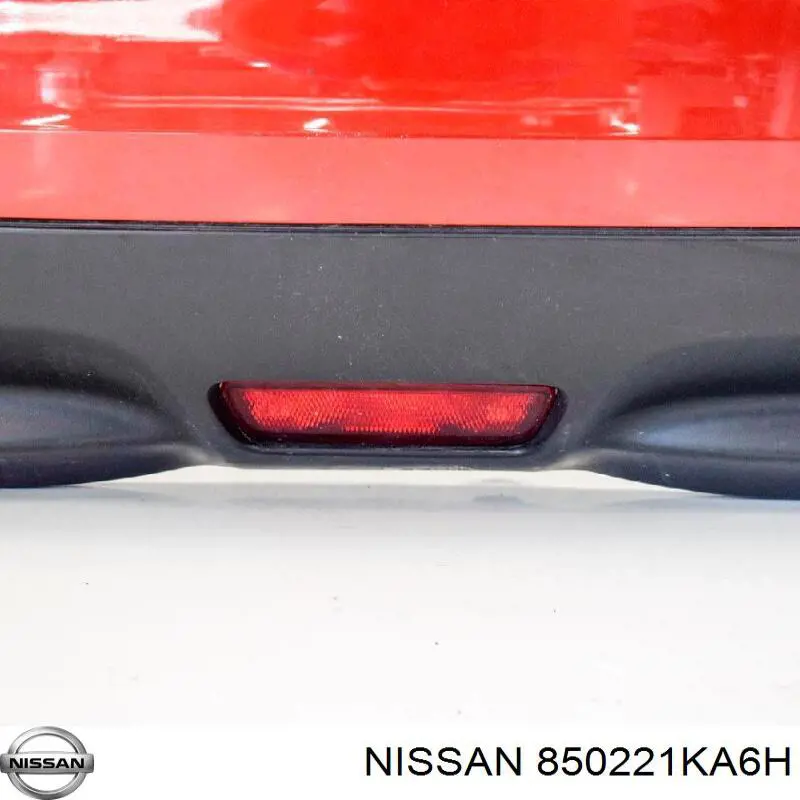 850221KA6H Nissan pára-choque traseiro