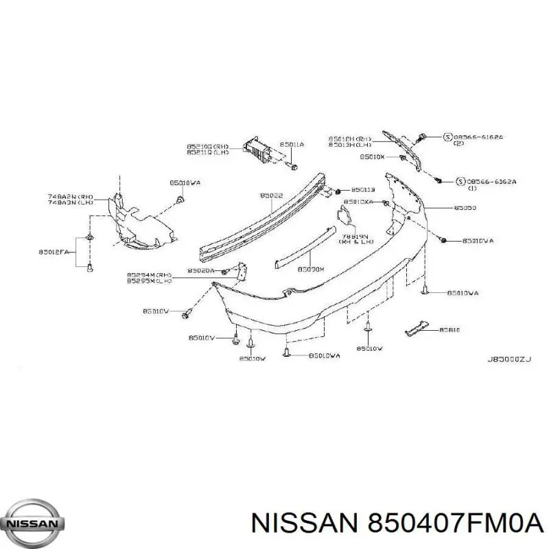  850407FM0A Nissan