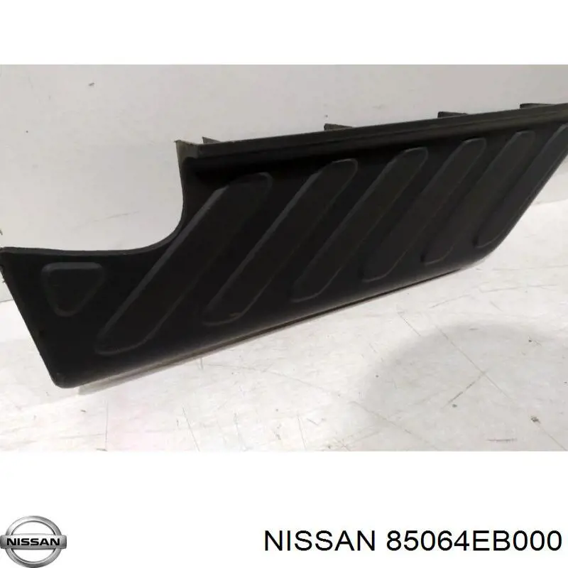 Placa sobreposta do pára-choque traseiro superior de proteção (degrau-grampo dobrável) para Nissan Navara (D40M)