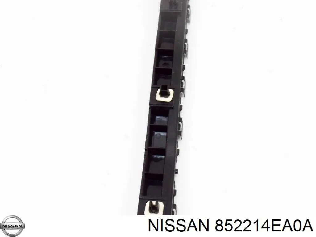 Consola esquerda do pára-choque traseiro para Nissan Qashqai (J11)