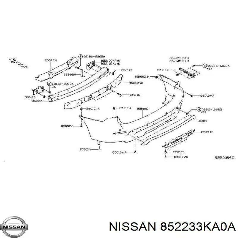  852233KA0A Nissan