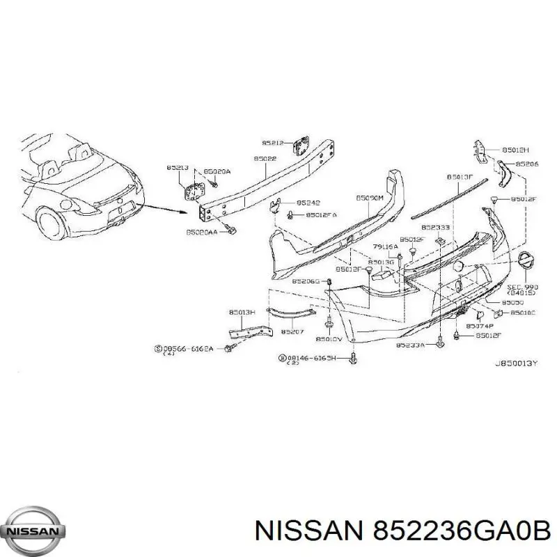  852236GA0B Nissan