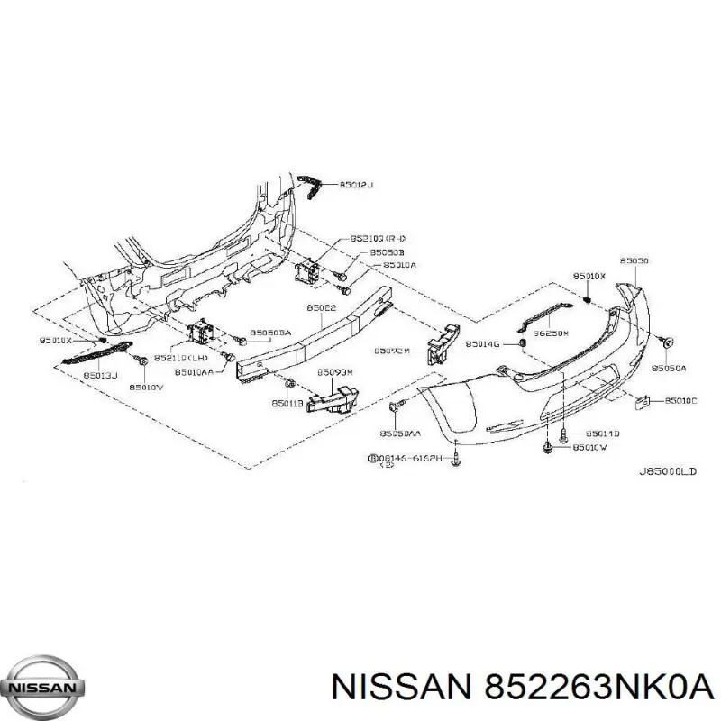  852263NK0A Nissan