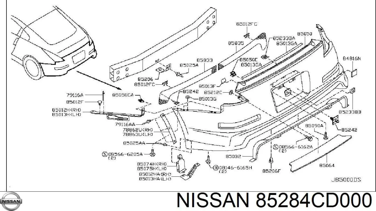  85284CD000 Nissan