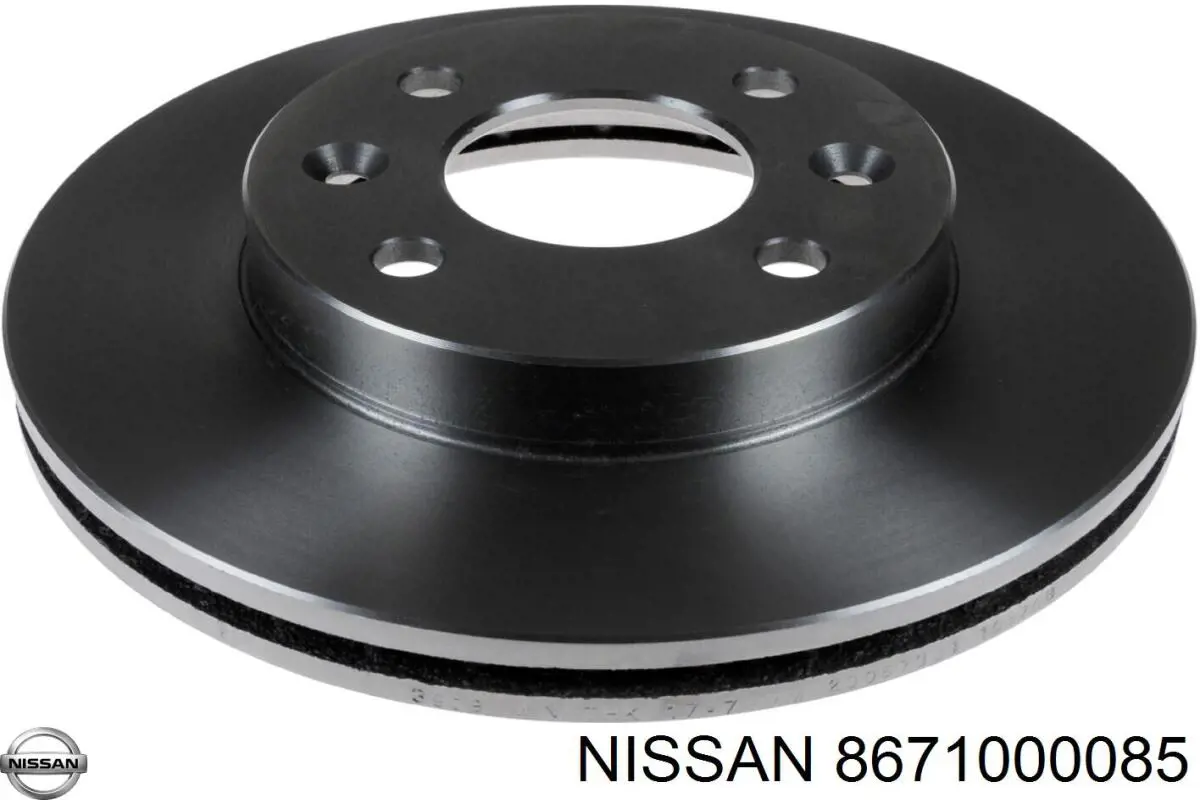 8671000085 Nissan диск тормозной передний