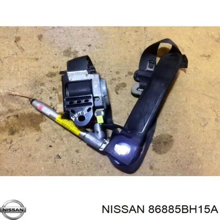 86885BH15A Nissan/Infiniti Ремень безопасности передний левый