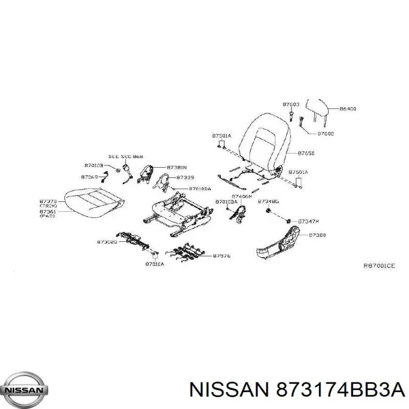 873174BB3A Nissan/Infiniti 