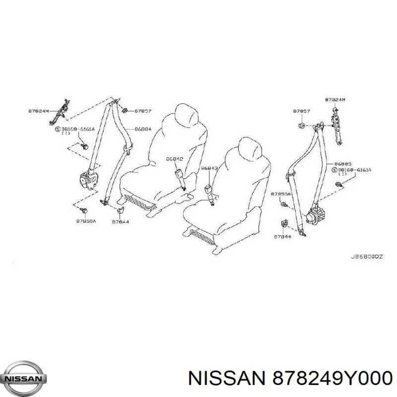 878249Y000 Nissan 