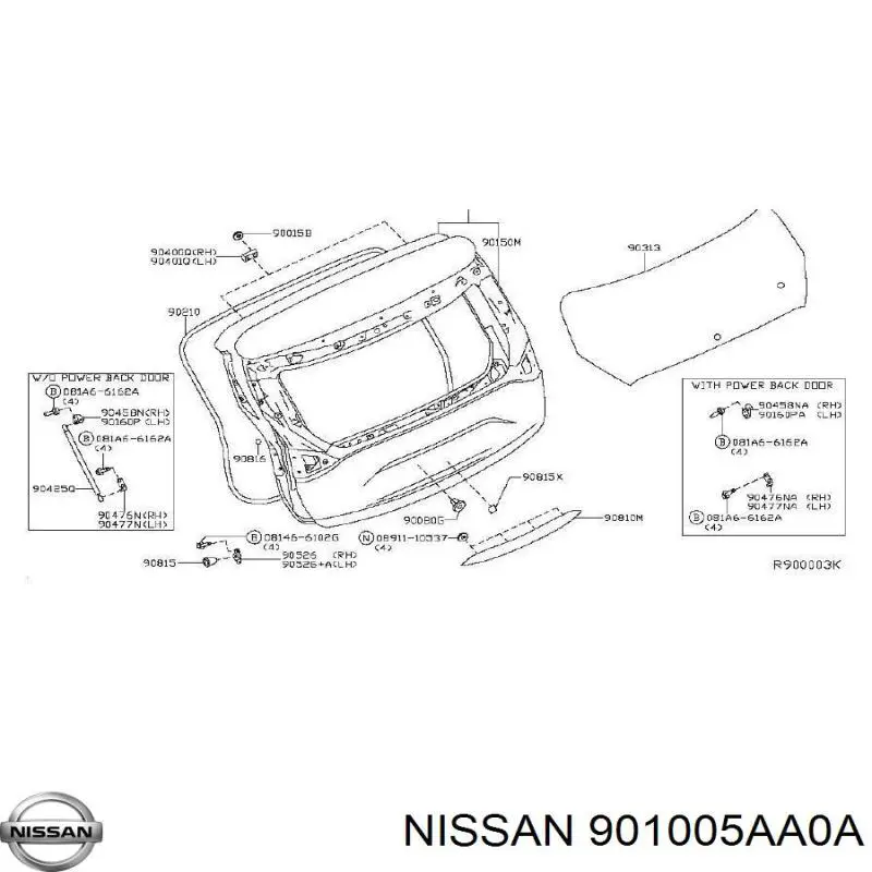 901005AA0A Nissan/Infiniti 