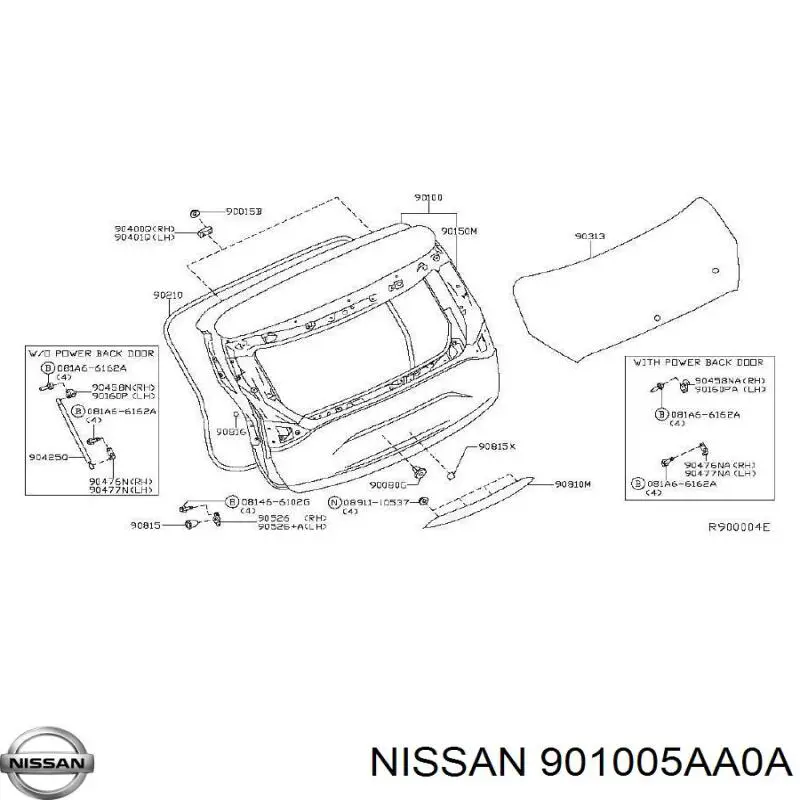 Nissan/Infiniti 901005AA0A цена, от 824.41 USD