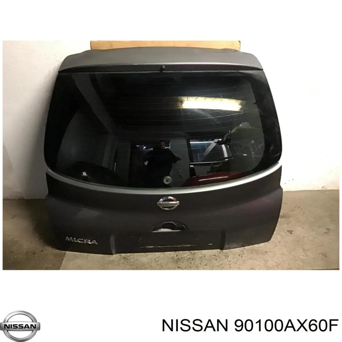 SLV90100AX630 Nissan porta traseira (3ª/5ª porta-malas (tampa de alcapão)
